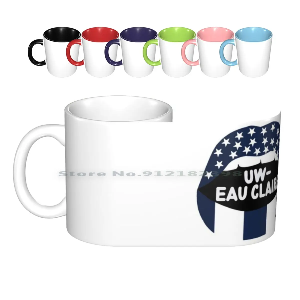 University Of Wisconsin Eau Claire ( Uwec ) Lips Ceramic Mugs Coffee Cups Milk Tea Mug Uw Eau Claire Eau Claire Eau Claire