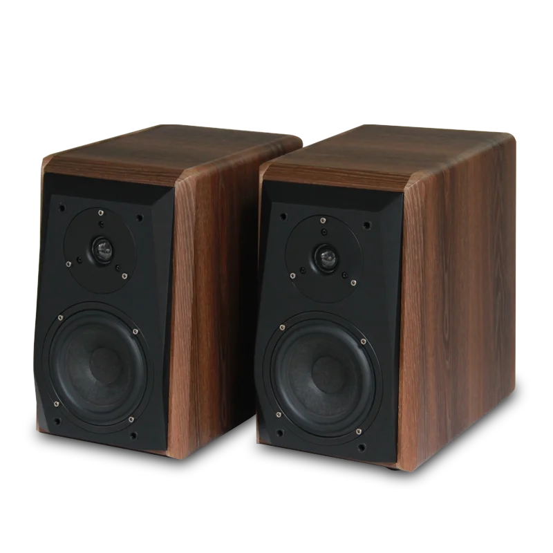 10~200W 4 Ohm 5 Inch Speakers Fever Hifi Passive Bookshelf Speakers F38 Audio Monitor Amplifier Wooden 2.0 Speakers