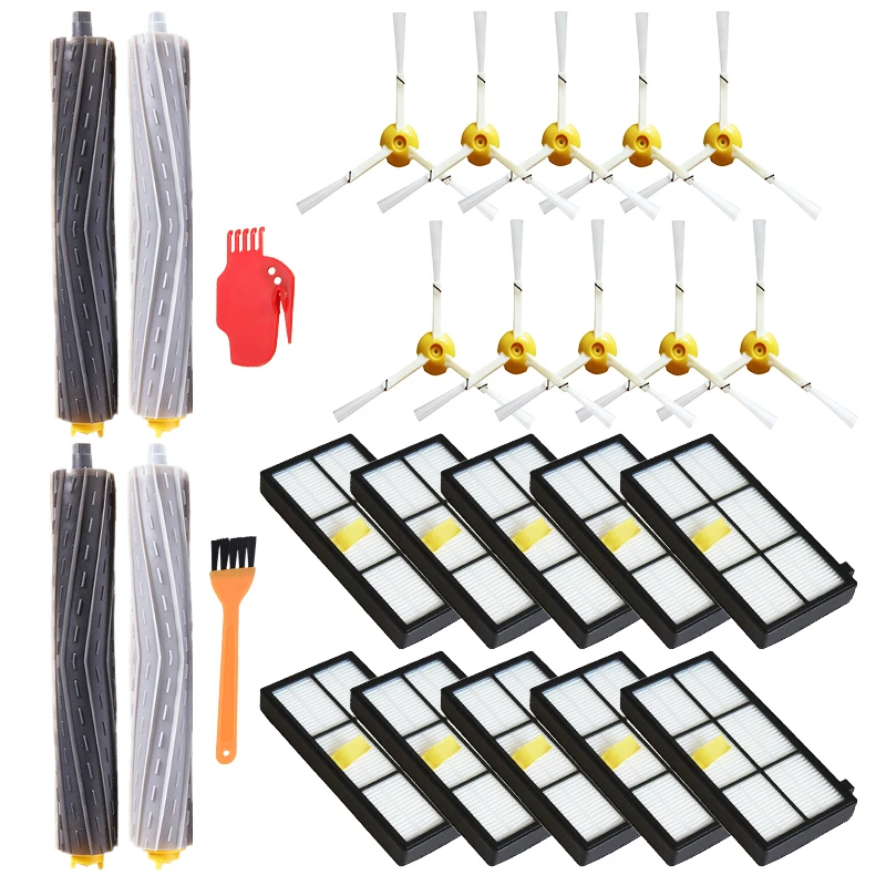 Spazzola laterale di ricambio filtro HEPA spazzola principale per iRobot Roomba 800 serie 900 870 880 980 accessori per aspirapolvere Robot