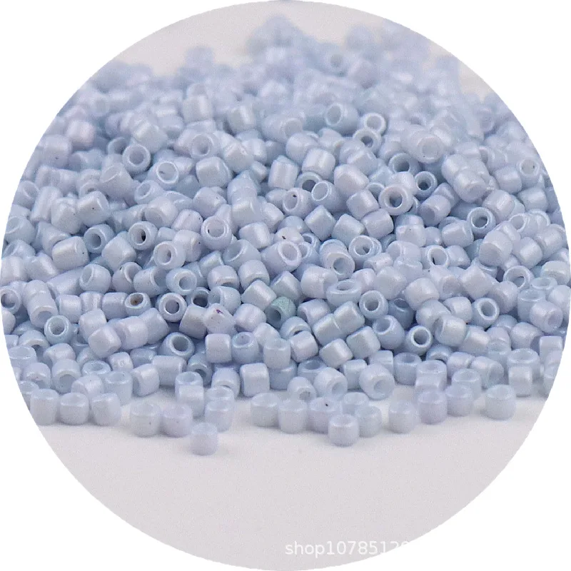 1400pcs1.3x1.6mm 11/0 Imitation antique beads opaque wear-resistant colored glass rice beads DIY handmade beads wholesale