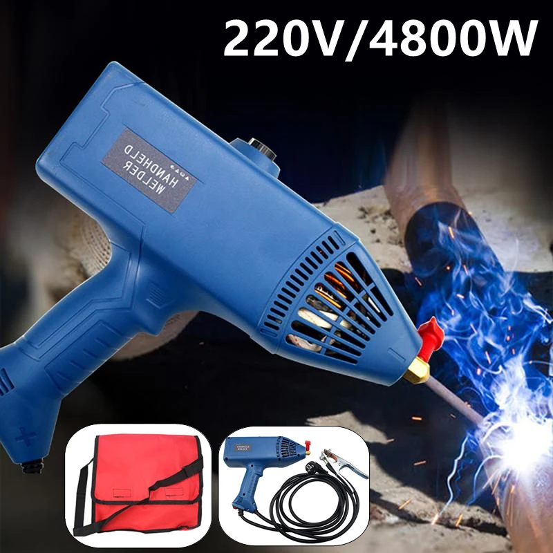 

220V 4800W Fully Automatic Smart Handheld Electric Welding Machine Household LCD Digital Welding Machine for 2-14mm Thickness