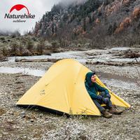 Naturehike Ultralight Professional Tent Cloud Up 2 Self Standing 20D Nylon With Free Mat 2 Person For Outdoor Camping Hiking