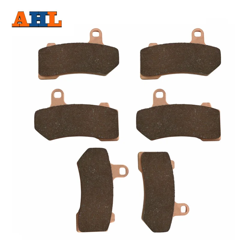 

AHL 3 Pairs Sintered Motorcycle Brake Pad For HARLEY FLHR FLTR FLTRX FLTRU FLHTC FLHTCU FLHT FLHX (2008-2014)