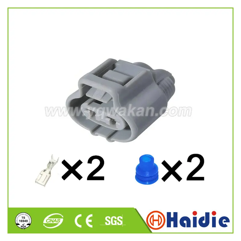 

5sets 2pin gray color electronic fan plug wire harness connector 176146-6