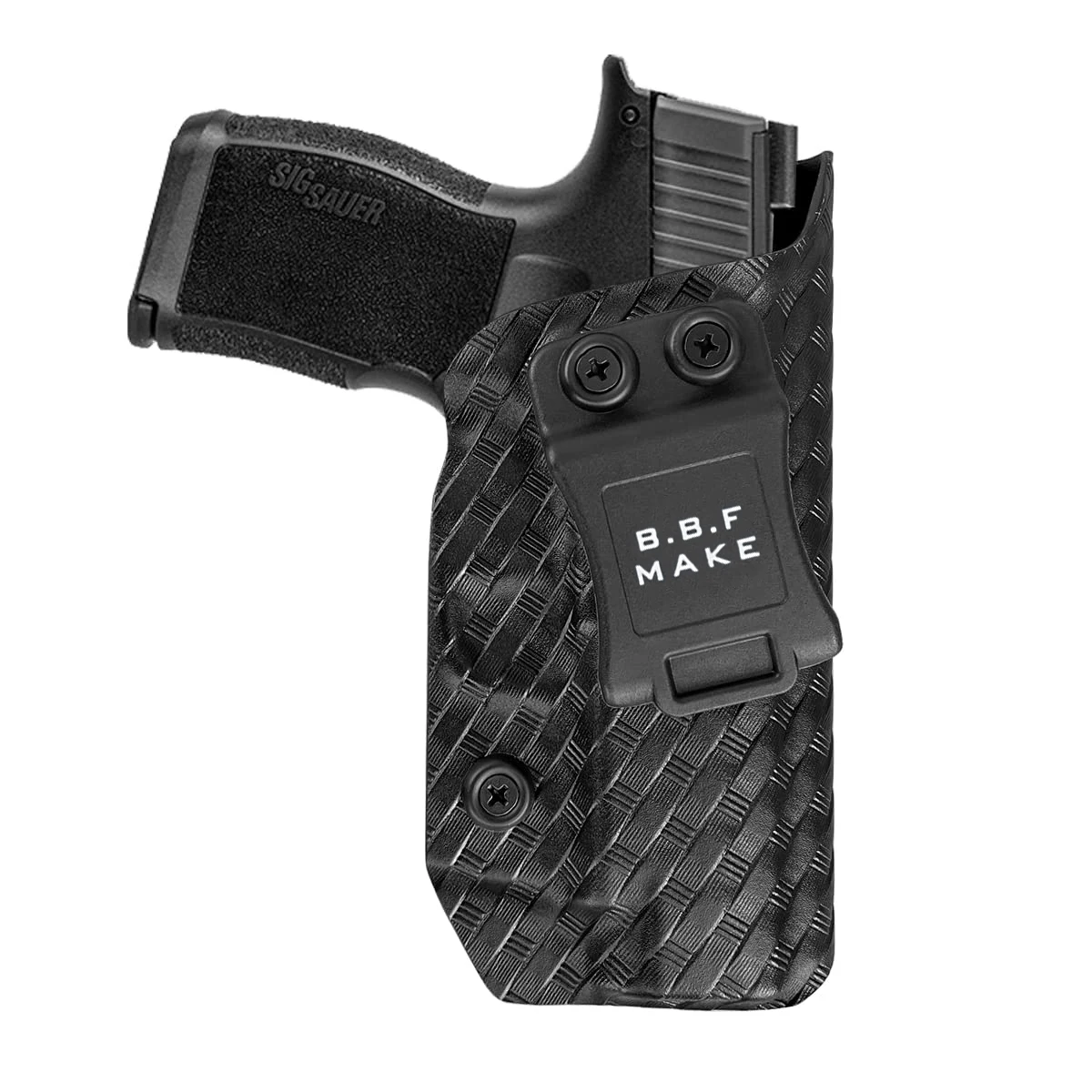 B.B.F Make Sig Sauer P365XL Holster, Carbon Fiber Kydex Holster IWB Custom Fit: Sig Sauer P365XL Pistol Case