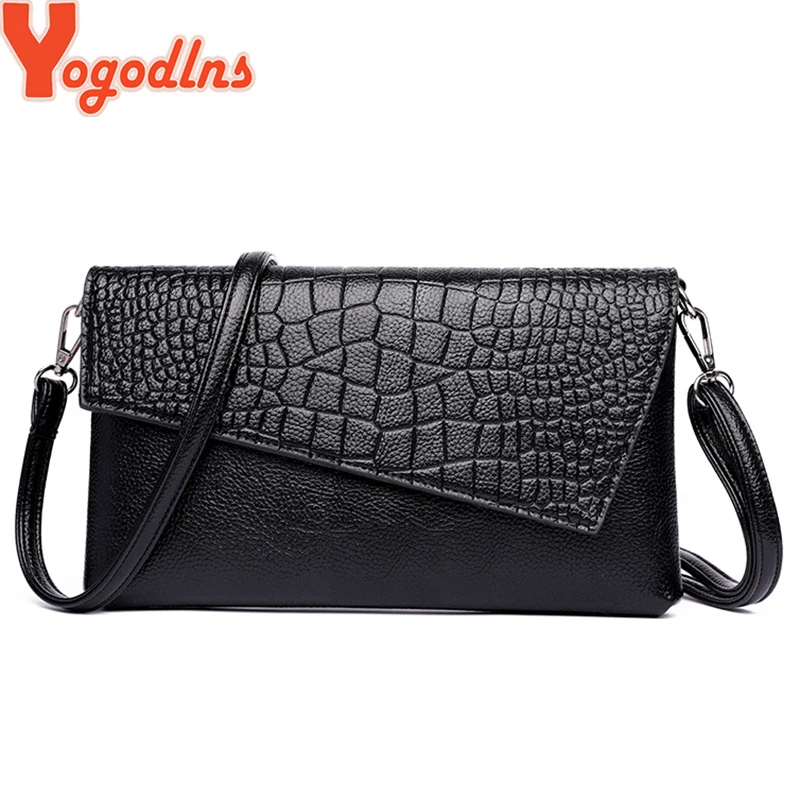 Women PU Leather Crocodile Pattern Shoulder bag Ladies Crossbody bag Female Small Purse