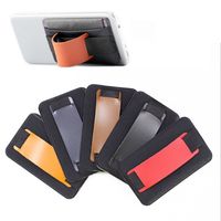 Universal Card Holder Case Pouch for Cell Phone Wallet Case Colorful ID Card Holder Adhesive Sticker Back Cover Phone Accessory