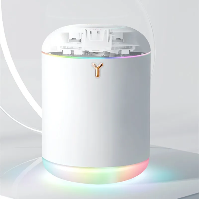 Portabel BARU Penampilan Tinggi Pelembap Ultrasonik USB Desktop Dalam Ruangan Alat Penyemprot Udara Rumah Diam Mempesona Besar Semprot Pelembap