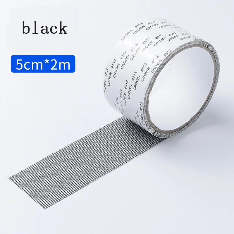 Self-Adhesive Fastening Household Window Stickers Anti-Mosquito Fly Net Repair Wall Screen Window Grid  Sticker Window Screen