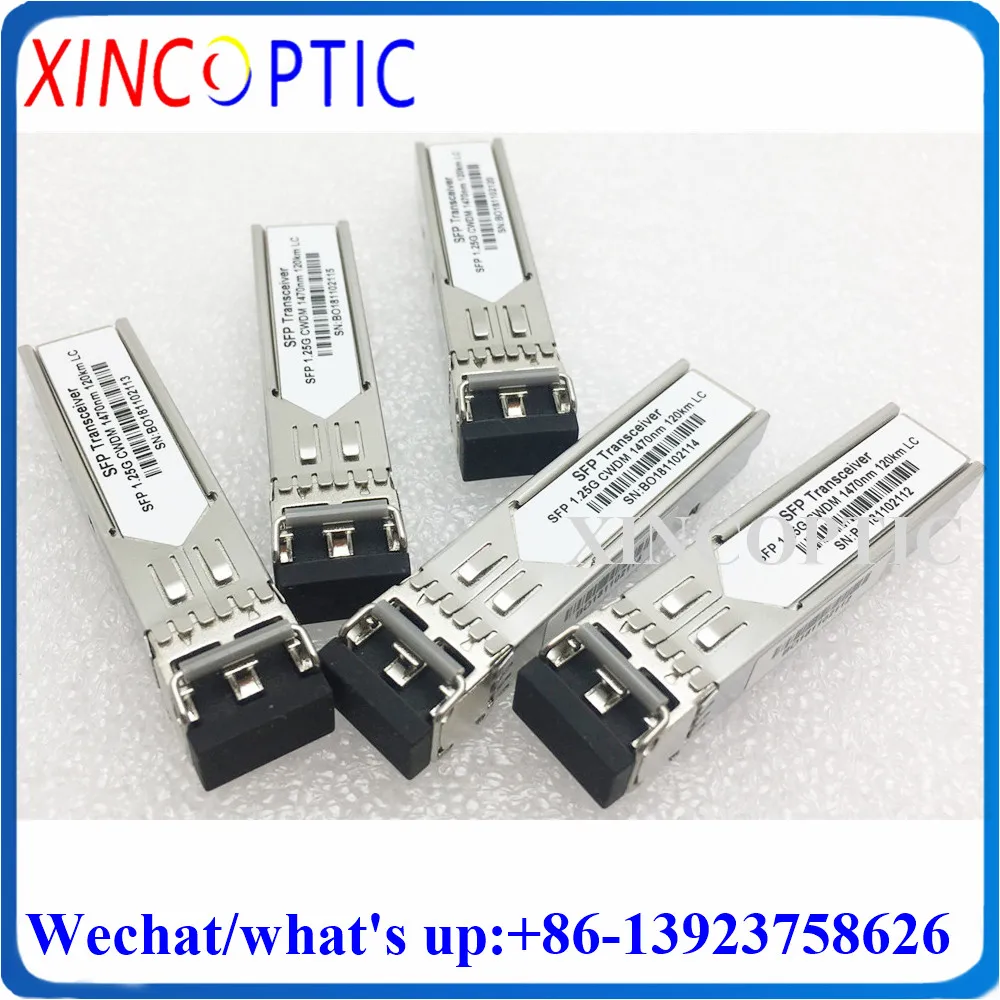 

1,25G 120KM CWDM LC SFP,1000Baese,1390/1410/1430/1450/1470/1490/1550/1570/1590/1610, двойной коннектор, волоконный трансивер для Cisco