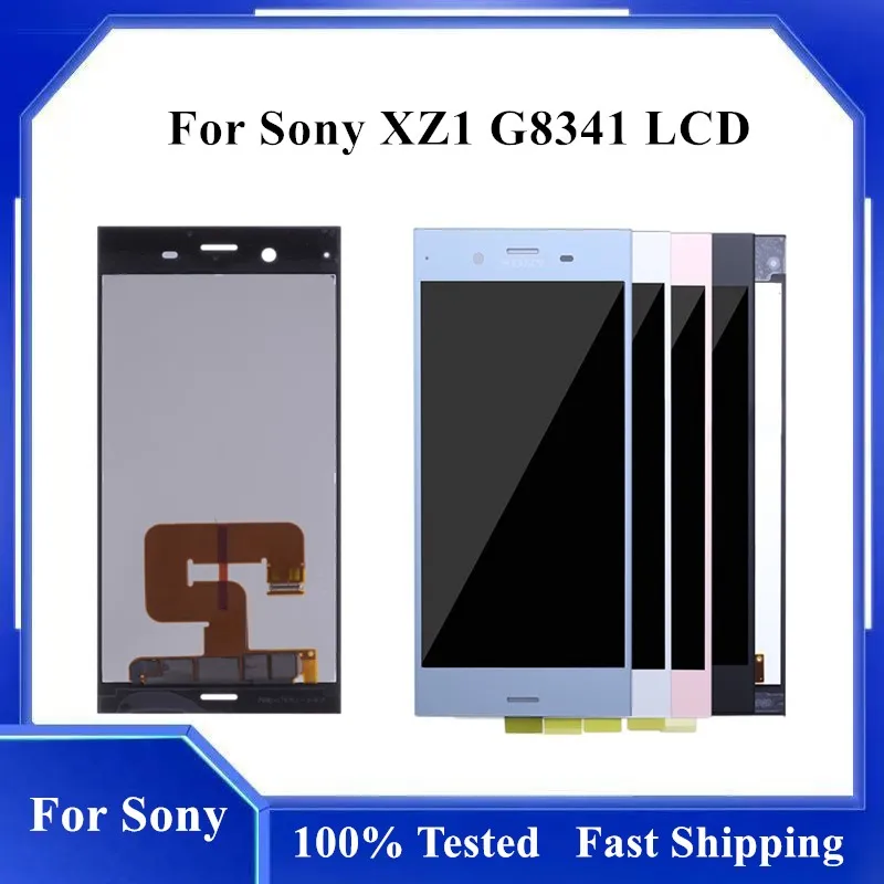 

5.2" Tested LCD For SONY Xperia XZ1 G8341 G8342 Display Touch Screen Replacement For SONY XZ1 Dual LCD Display Repair Parts