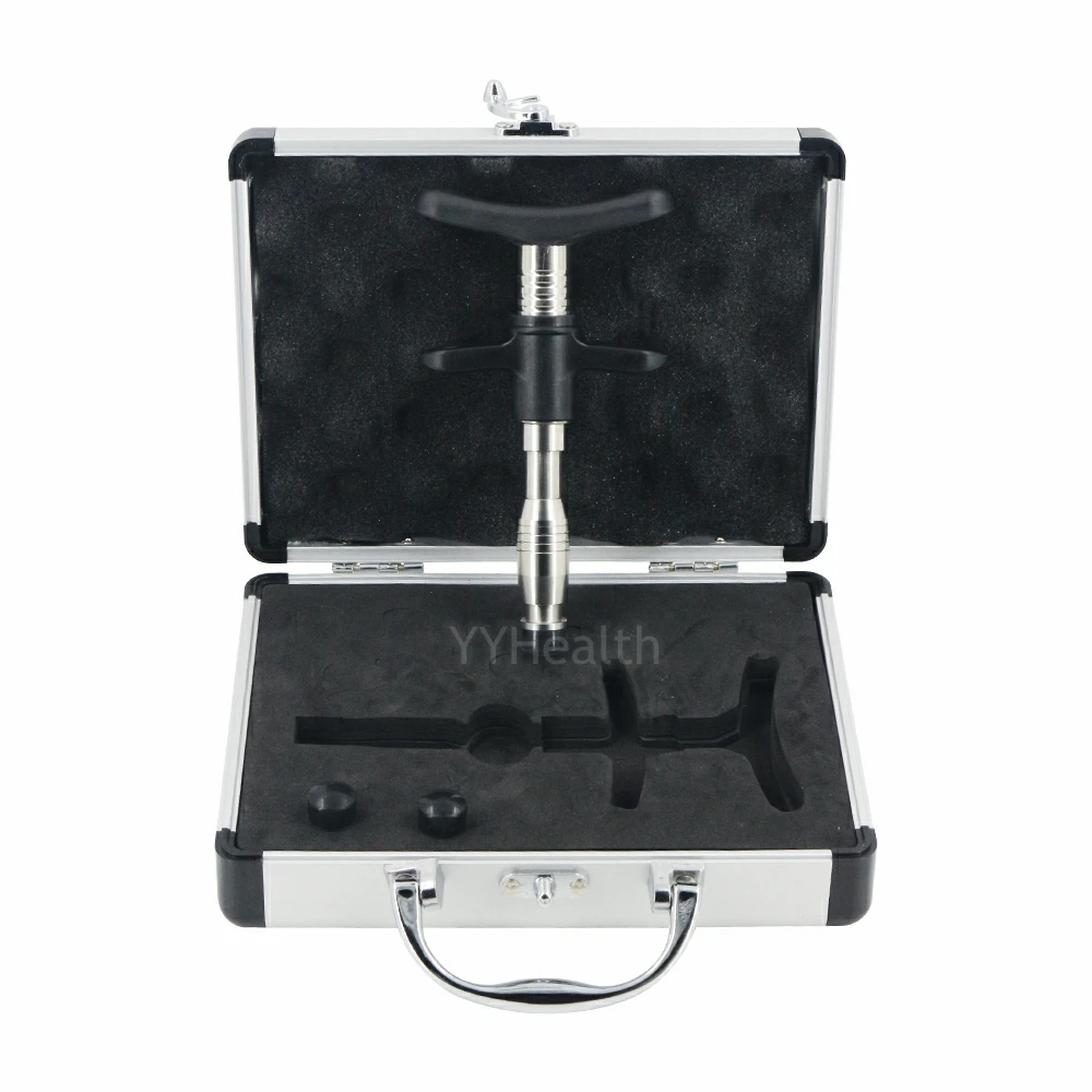 Nueva pistola Manual 300N, herramienta de ajuste quiropráctico, terapia para aliviar el dolor articular, masaje portátil de un solo cabezal, masajeador correcto de columna vertebral