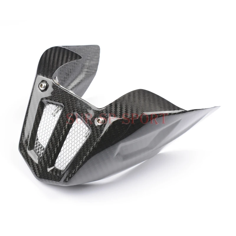 Lower Bottom Belly Pan Cover Spoiler Kit Fairing Cowling For Ducati Monster 696 796 1100 Full Carbon Fiber 100%