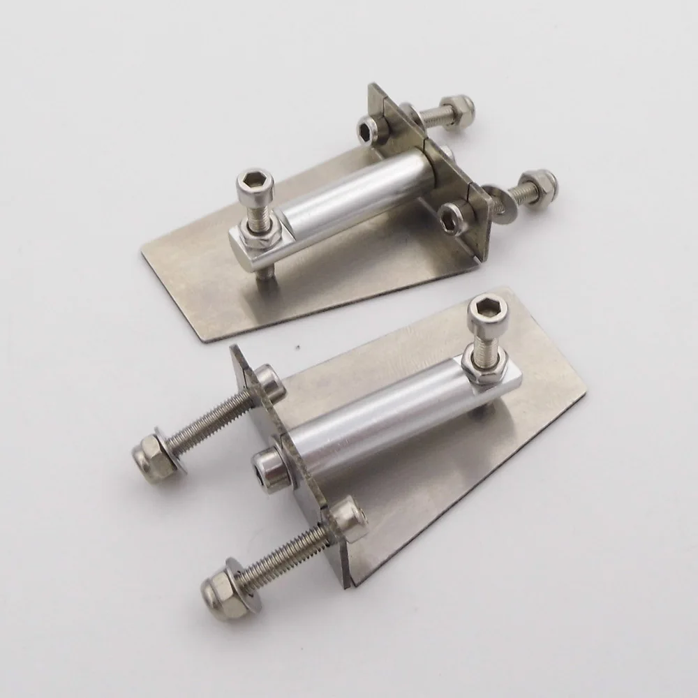 1 pair 41*30mm Trim Flaps Trim Tabs Balance Plate for 50-65cm RC Boat Speed Boat MONO CAT Oral Vee Model Spare Parts