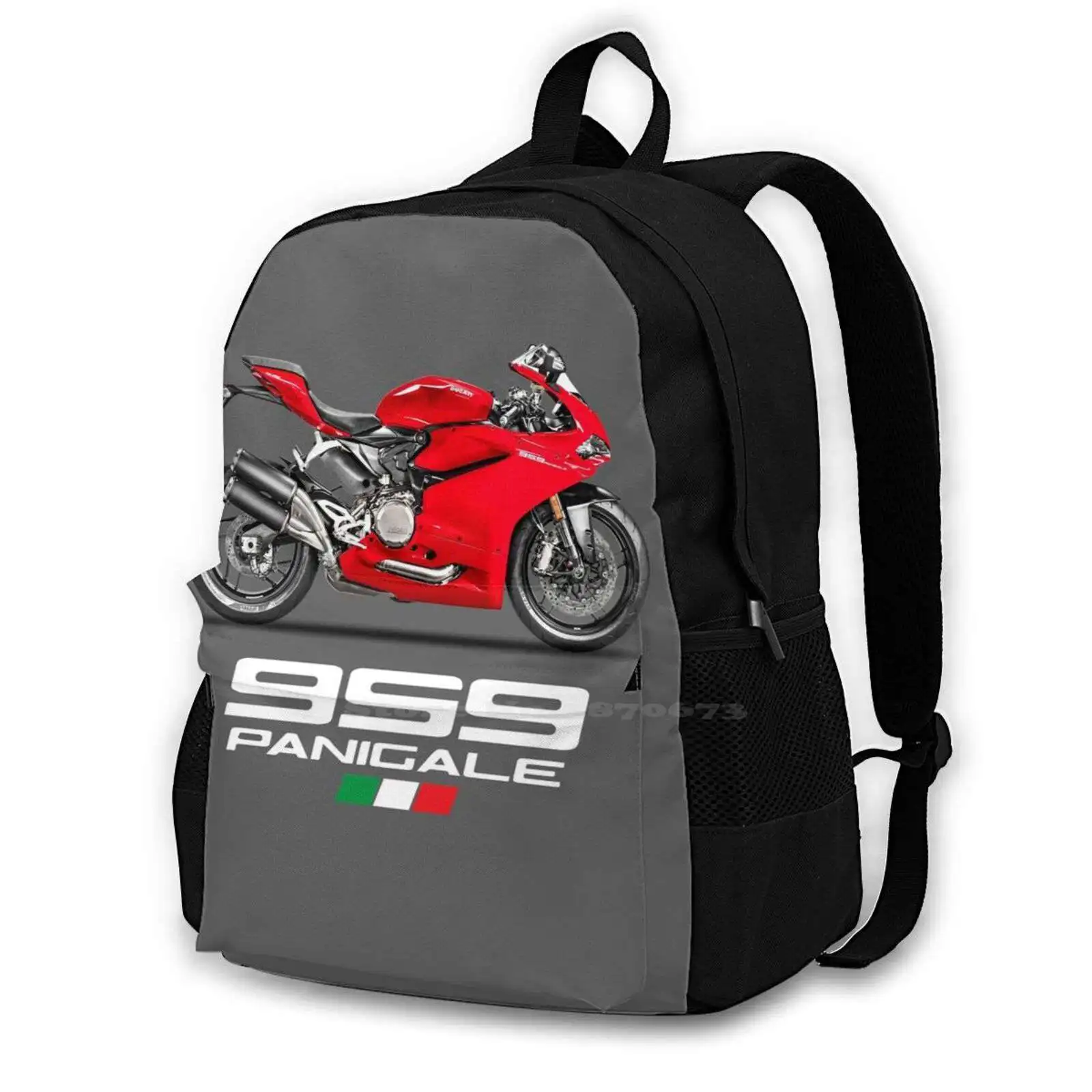 The Panigale 959 Backpack For Student School Laptop Travel Bag Panigale 959 Motorcycle Sports Bike Sport Bike Sport Transport