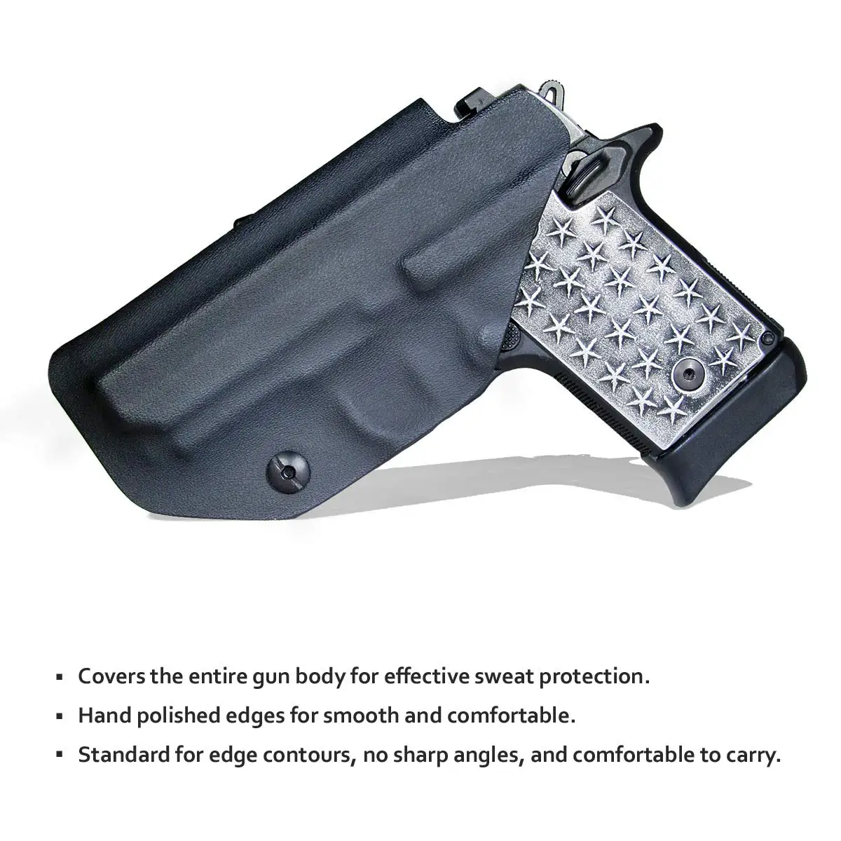 Imagem -03 - Make Iwb Kydex Holster Serve Para: Sig Sauer P938 Arma Coldre Dentro Bolsa de Pistola Coldres Ocultaram Transportar Armas de Case Acessórios B.b.f