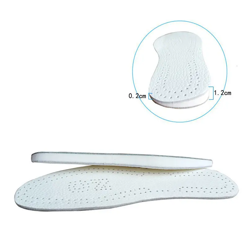 Leather O/X Leg Orthopedic Shoes Insoles Men Women Correction Shoe Inserts For Foot Knock Knee Pain Bow Legs Valgus Varus Insole