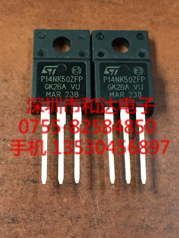 10pcs STP14NK50ZFP  TO-220F