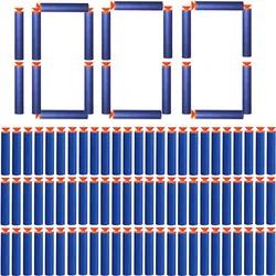 남아용 고품질 리필 다트 장난감 총알, 7.2cm, 파란색 빨판 총알, 너프 건 시리즈 블래스터, 크리스마스 어린이 선물