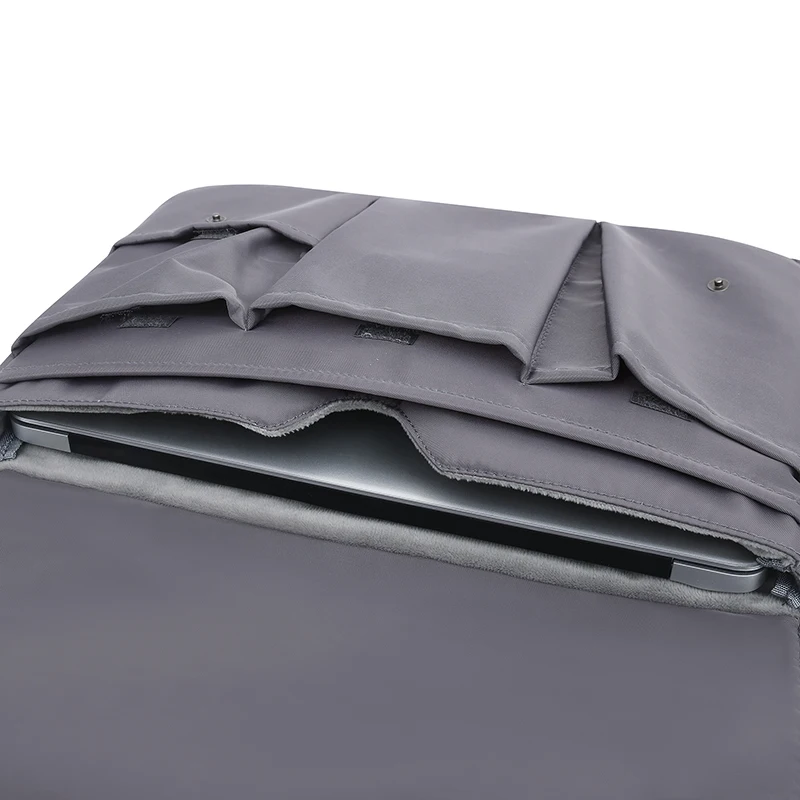 Laptop Tasche Für MacBook Air 13 Fall Xiaomi HP Dell Für 11,6 12 13 13,3 14 15 Zoll Laptop Multi-schicht Lagerung Snap-auf Laptop Cas – Detail 20