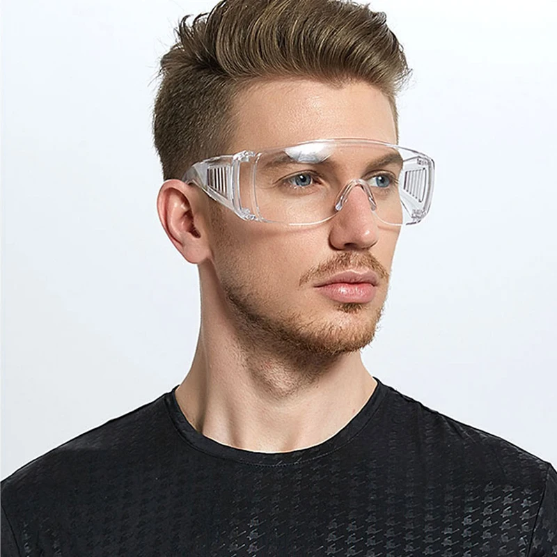 Protective Safety Glasses Work Anti Virus Eye Anti-Fog Antisand windproof Anti Dust Saliva Goggles Eye Protection Soft google