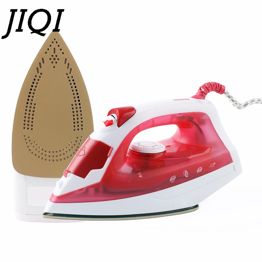 

JIQI Handheld Garment Steamer Electric Steam Iron Soleplate Wet&Dry Laundry Ironing Machine Mini Travel Clothes Wrinkle Removal