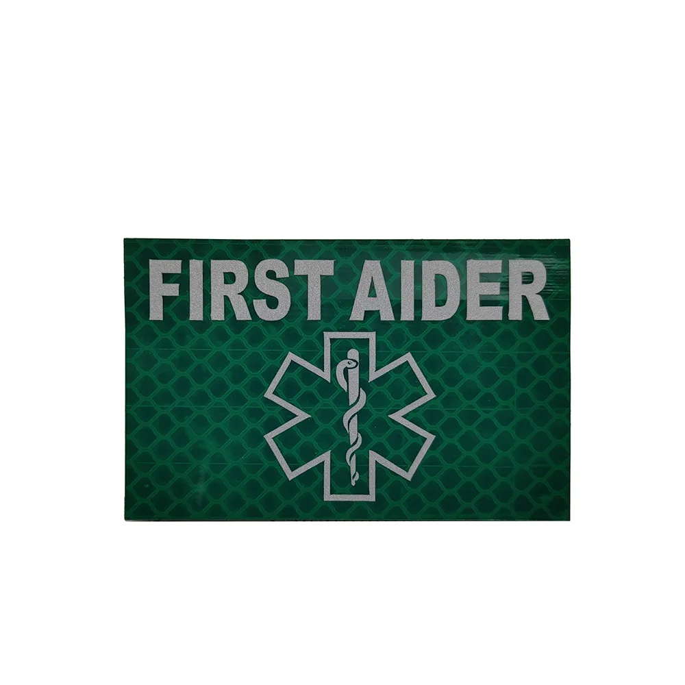 PARAMEDIC MEDIC EMT ECA Reflective IR Tactical Military Patches Emergency Rescue FIRST AID DOCTOR NURSE Applique