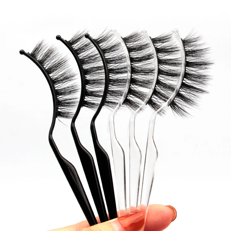 2/5/10Pcs False Eyelash Extension Style Display Board Grafting Eyelash Try on Effect Exhibit Auxiliary 3d Mink Lashes Holer Tool