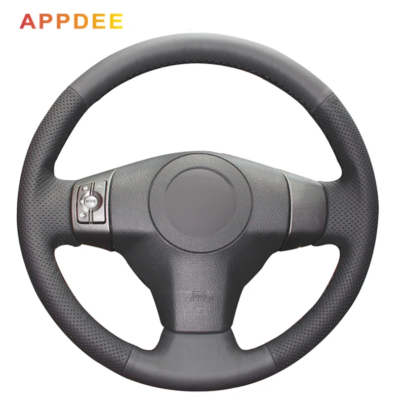 

Black Artificial Leather Car Steering Wheel Cover for Toyota Yaris Vios RAV4 2006-2009 Scion XB 2008