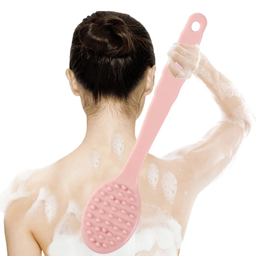 1Pc Manual Long Handle SPA Bath Exfoliating Brush Body Shower Back Massage Scrubber Щетка для душа