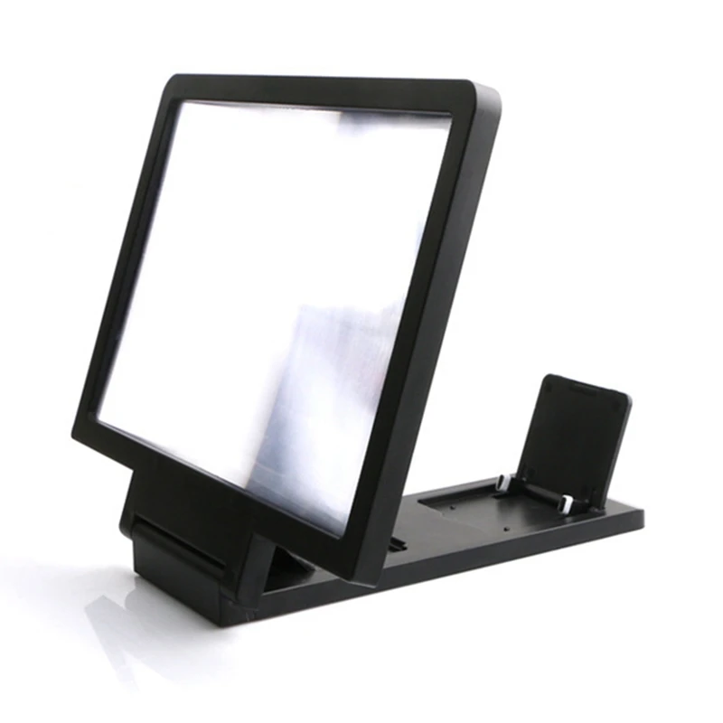 3D Cell Phone 8.5 Screen Magnifier HD Video Amplifier Stand Bracket Phones Screen Magnifier For Smartphones Mobile Phone Access
