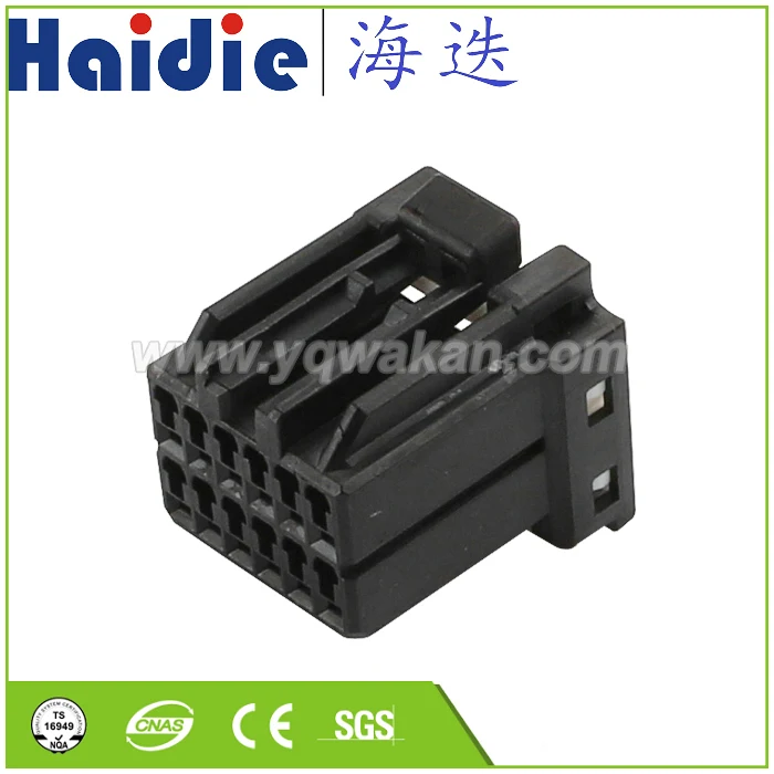 12 Pin 175965-2 Equivalent Female Cable Automotive Connector Automobiles Connectors For  175965-2