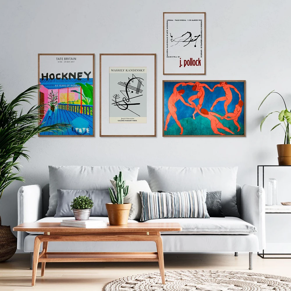 David Hockney Taschen Modern Oil Painting Abstract Colorful Canvas Art Paintings Posters Wall Art Prints Living room decor pop