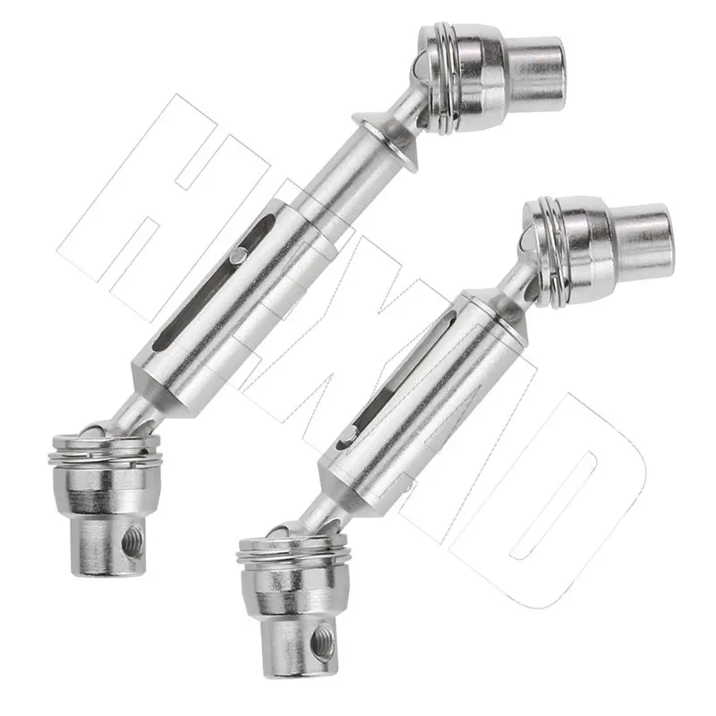 2PCS Upgrade Metal Drive Shaft Universal Joint For WPL MN JJRC Henglong RC Car Ural Truck Cardan Gimbal Couplings Spare Parts