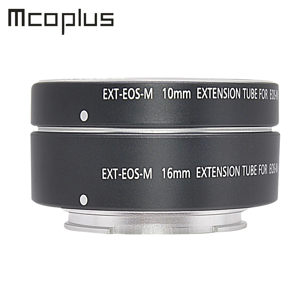 Mcoplus Auto Focus Macro Extension Tube Ring 10mm 16mm for Canon EOS EF-M M M2 M3 M5 M6 M10 M50 M100 M200