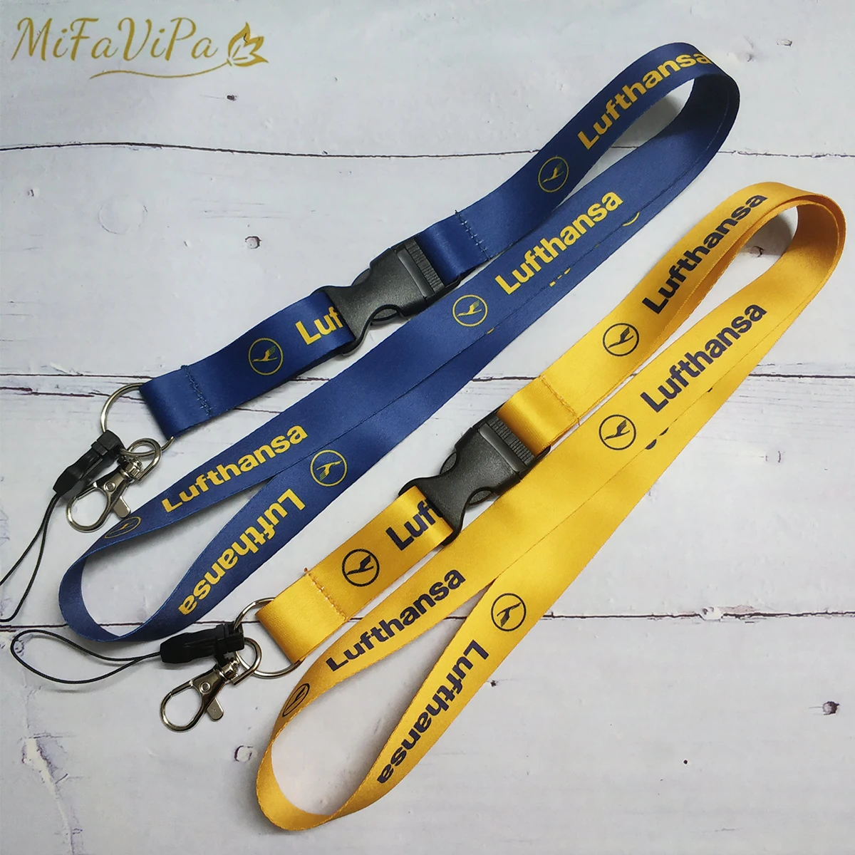 MiFaViPa Polyester Aviation Lanyards Boeing Neck Strap Chaveiro Key Chain Boeing llavero Lanyard Keychain for ID Card Pilot Gift