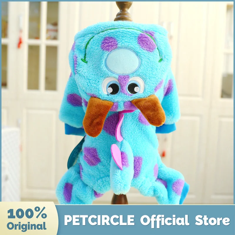 PETCIRCLE Dog Clothes Puppy Bubble Dragon Transformation Thicken Jacket Fit Dog Cat Winter Pet Cute Costume Warm Hoodie Dog Coat