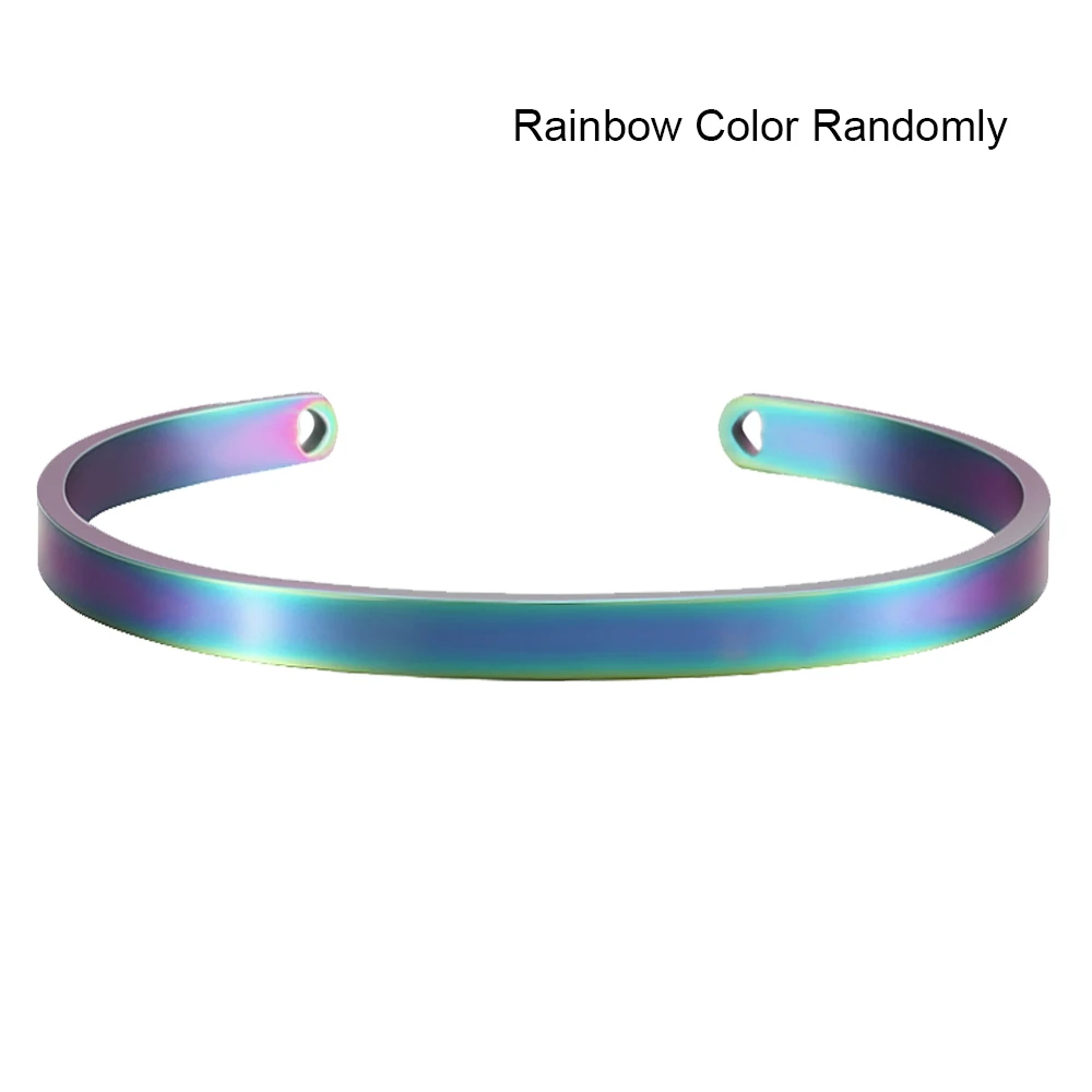 Custom Name Bracelet in Stainless Steel Cuff Bangle