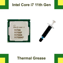 New Intel Core i7 11th Generation Processors i7 11700 CPU with Thermal Grease i7 11700K with Thermal Paste i7 11700F 11700KF DIY