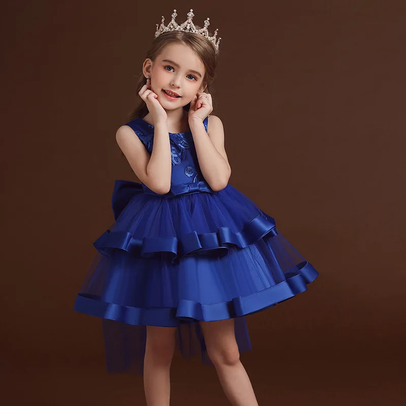 2-10Yrs Girls Dress Kids Wedding Dresses for Girls Formal Performance Gown Birthday Party 2021 Christmas Dress Baby Clothes