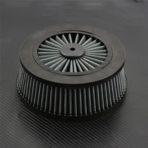 Imagen 2 del producto Sistema de filtro de admisión de filtro de aire de repuesto para motocicleta, elemento interior para Harley Touring Dyna Softail Sportster XL, gris, rojo y azul