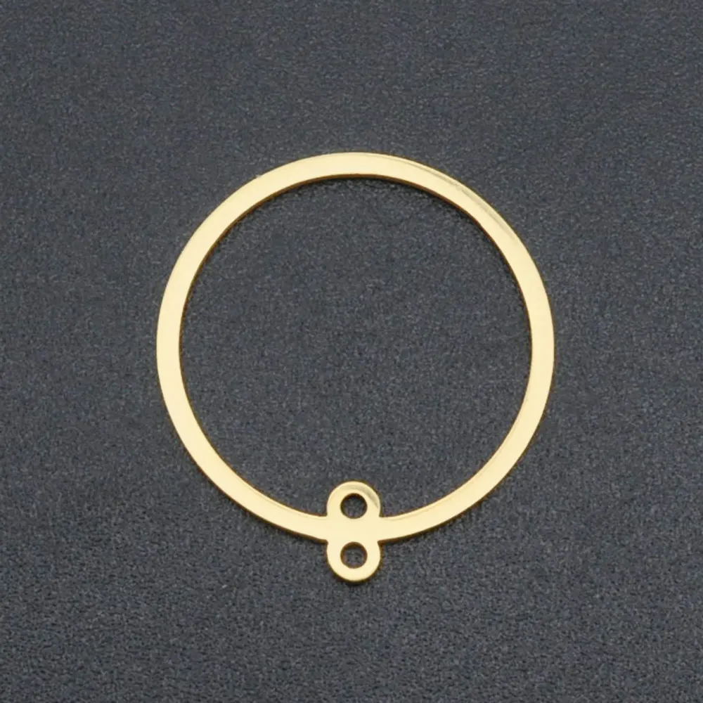 10pcs/lot 316 Stainless Steel Different Geometric DIY Earring Connectors Findings Charm Pendant Wholesale  OEM Order Accepted