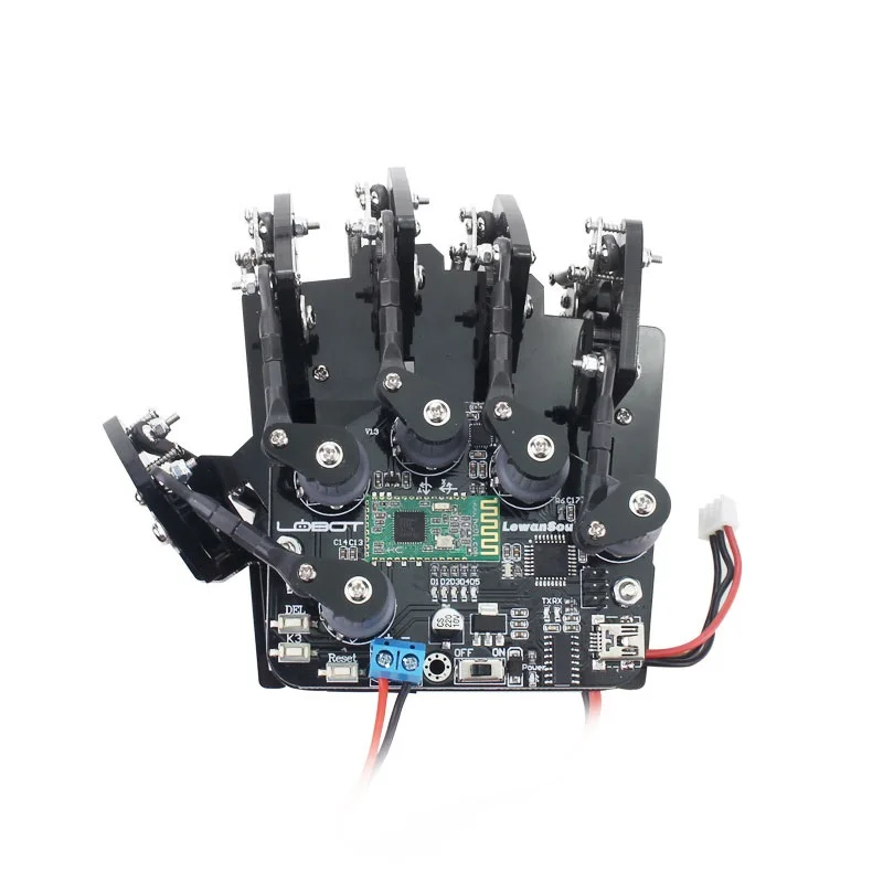 Arduino guantes somatosensoriales de código abierto, guantes mecánicos portátiles, Control somatosensorial exoesqueleto, Control de Robot