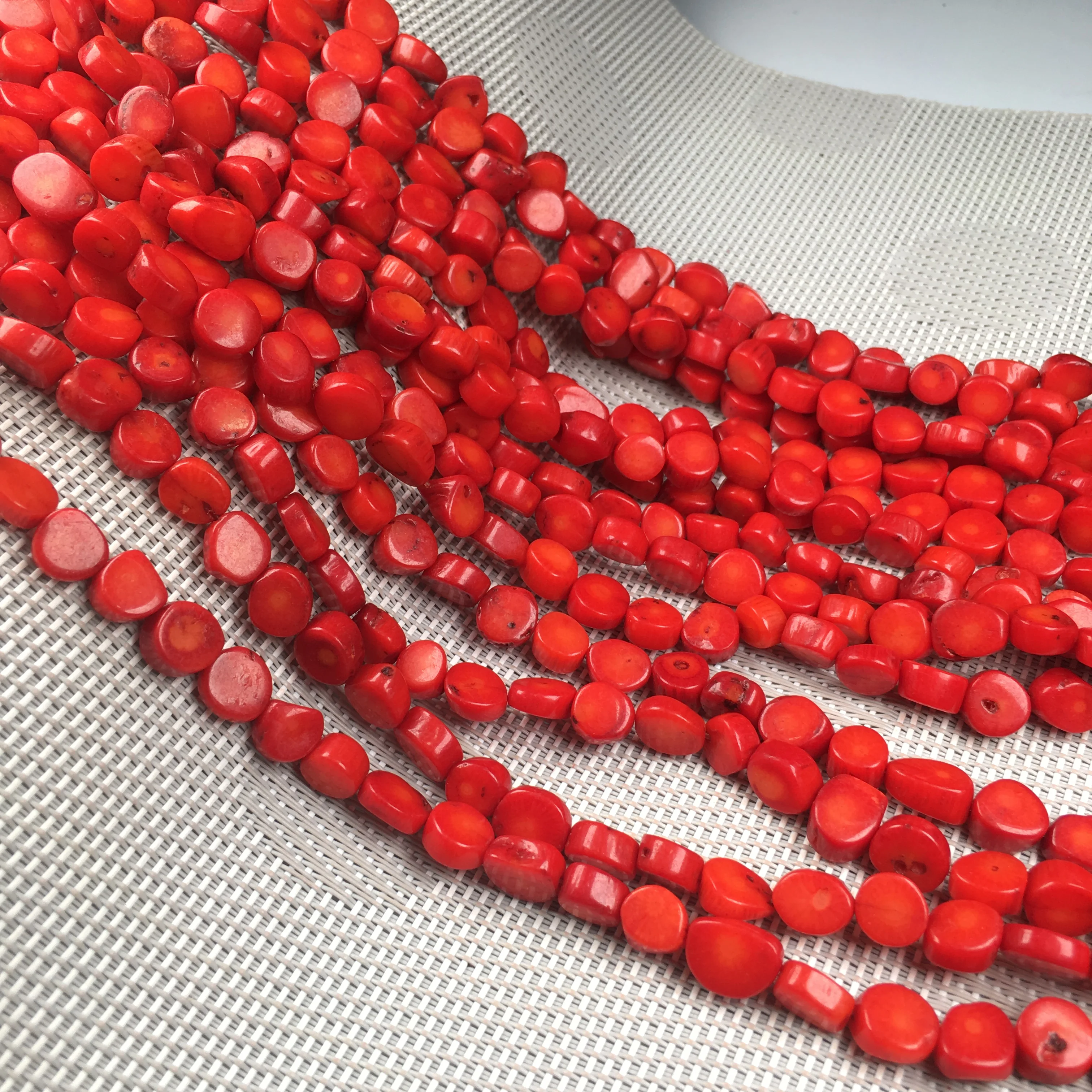 New Natural Stone Coral Beads Irregular Loose Beads Jewelry Making DIY Bracelet Necklace Accessories Exquisite Gift Size 3x6mm