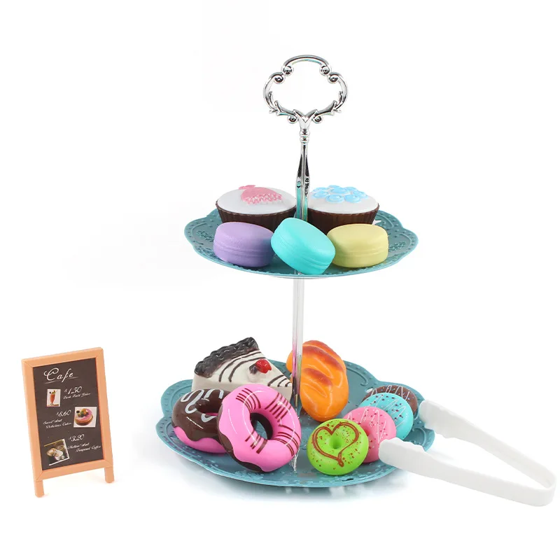 Kinderen Simulatie Afternoon Tea Speelgoed Set Diy Pretend Play Keuken Speelgoed Voedsel Koffie Machine Dessert Speelhuis Speelgoed Voor Meisjes kids