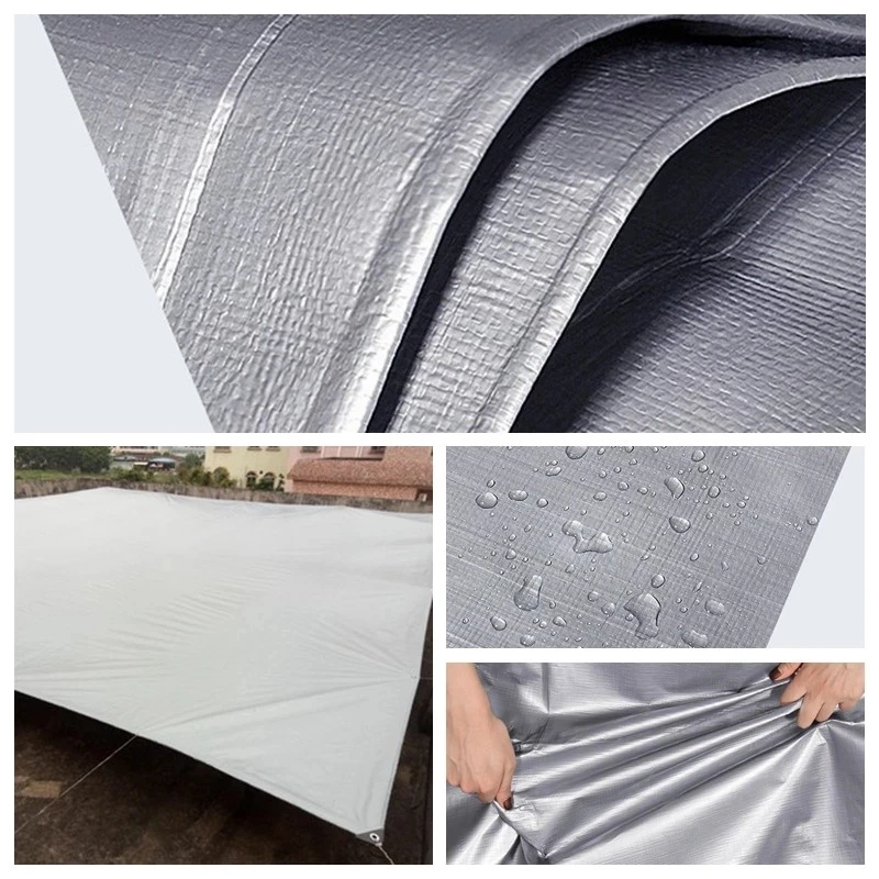 PE 0.32mm tarpaulin rain cloth outdoor awning garden plant shed truck awning waterproof shade sail pet dog shelter