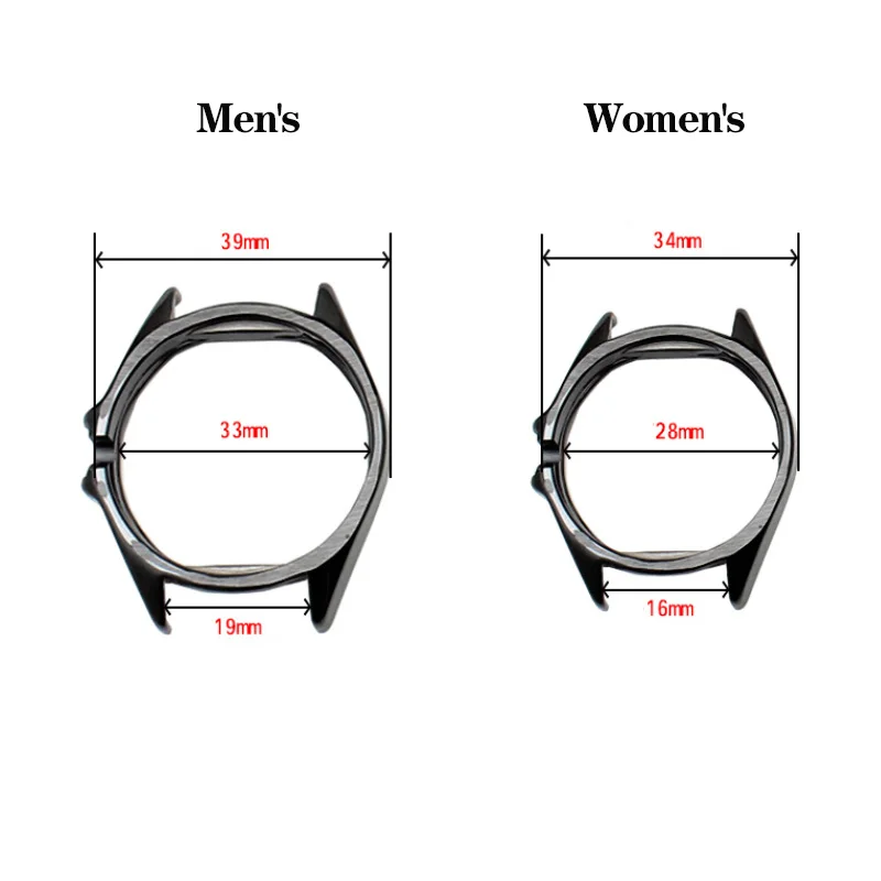 High Quality Ceramic Case Dial Digital Bezel Men\'s Women\'s Black White Watch Accessories