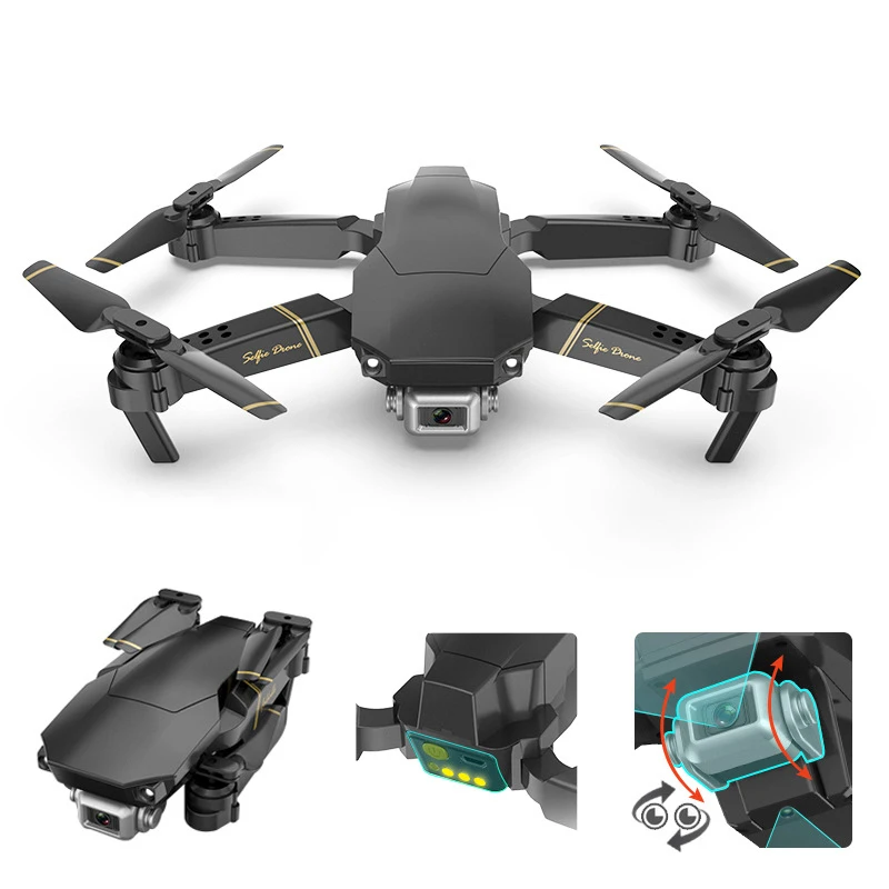 Global drone GD89 WIFI FPV With Wide Angle HD Camera High Hold Mode Foldable Arm RC Quadcopter RTF vs GW89