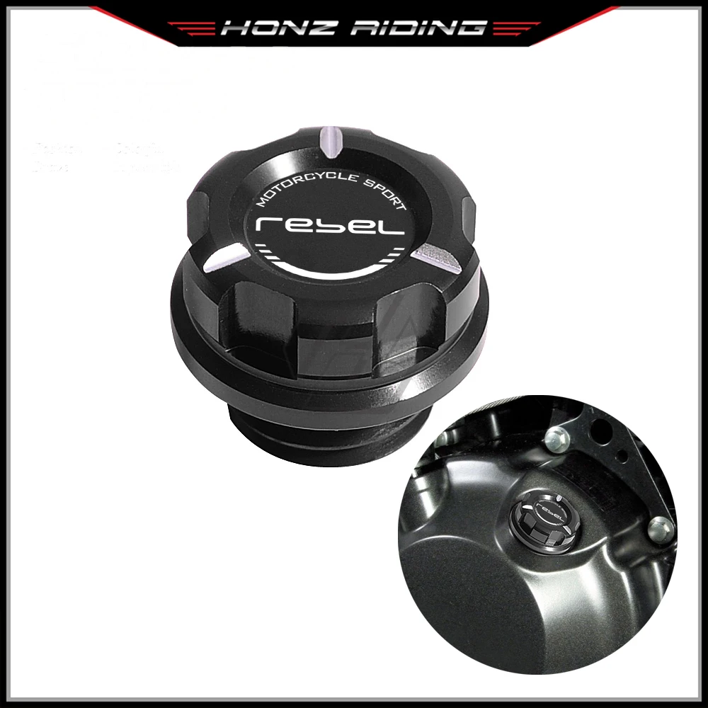 

For Honda CMX 500 Rebel After 2017 Motorcycle Engine Oil Cap Bolt Screw Filler Cover