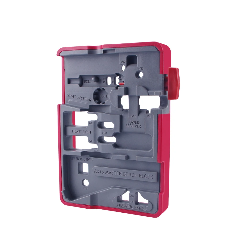 AR-15 Master Bench Block Ultra-Tough Construction AR-15 Repair Tools Bench With 4 Magnet Sturdy Non-slip Surface